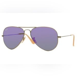 Ray Ban Purple Aviators